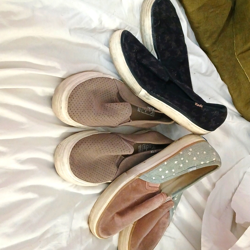Keds 3 pairs size 7 1/2